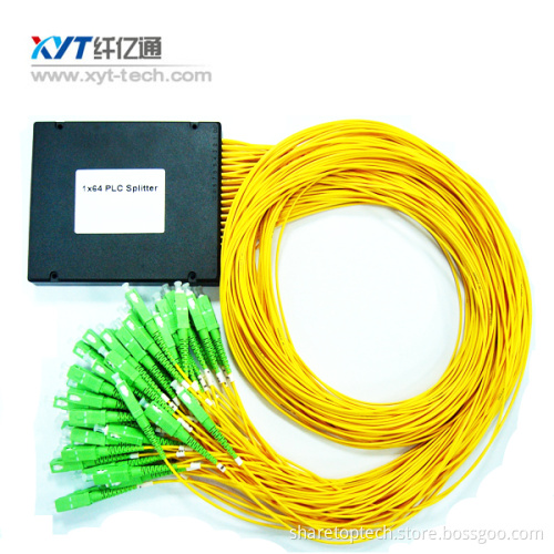 wholesale 20/pcs ABS box fiber optic splitter 8 PLC Splitter fiber length 1m 0.9mm loose tube with SC/UPC SC/APC connector